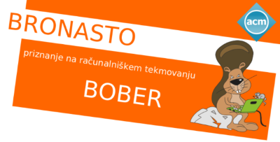 Rezultati šolskega tekmovanja Bober